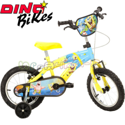 Детски велосипед 12'' Спонджи Боб - Dino Bikes